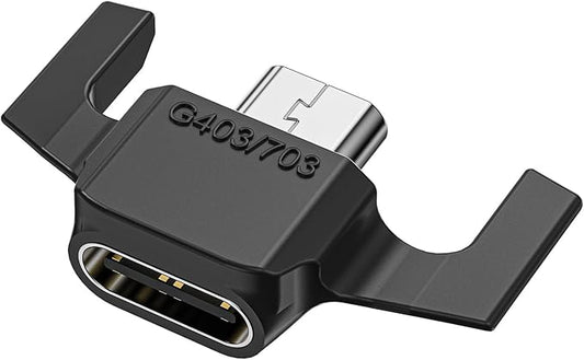 USB-C Adapter Compatible with Logitech G703/G403 Wireless Gaming Mouse,Micro USB to Type-C Converter | Model-Specific Fit | Support Charge & Data Sync | 3-Second Install | 10K+ Durability