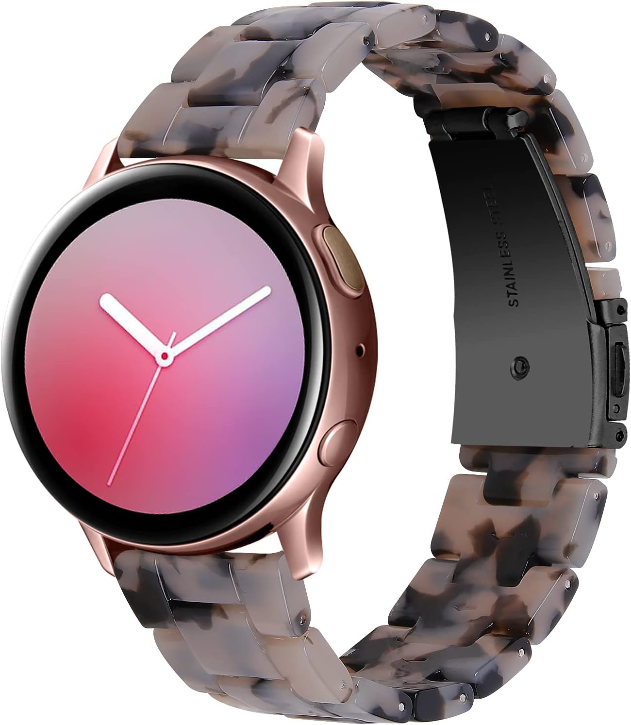 Resin Watch Bands for AGPTEK LW11 Smart Watch LW11/P66/LW36/GRV R01, 22mm Bracelet Strap Replacement