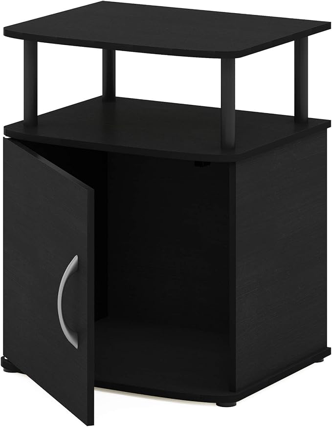 Furinno Jaya End Table, One, Black Wood