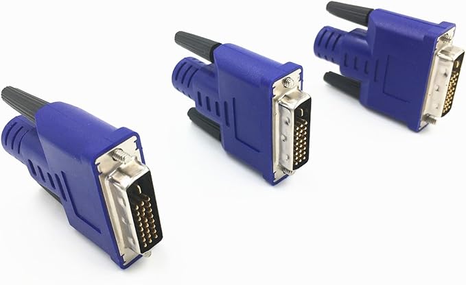 DVI Graphics Card Display GPU Detection Monitor DVI Dummy Plug Adapter Fit Headless-2560x1600@60Hz (DVI-3p)