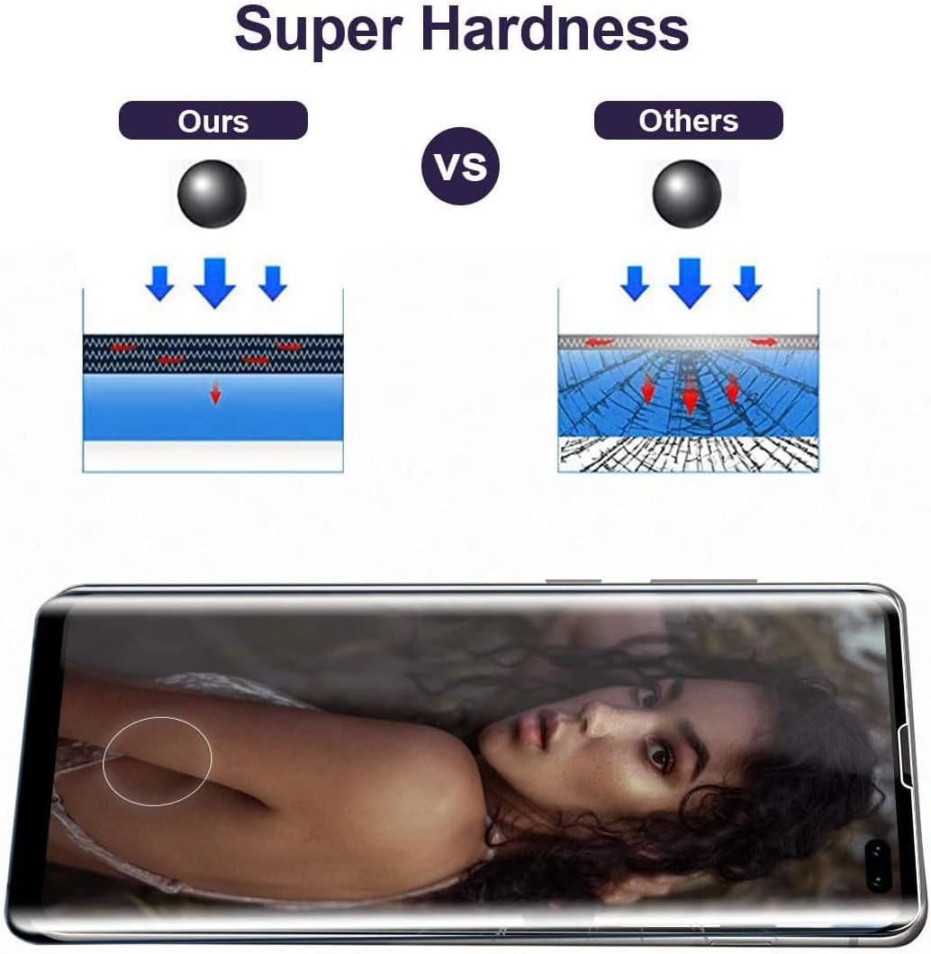 For Motorola Edge 2024 Screen Protector Tempered Glass, [1 Pack] High Clear [9H Hardness] Protective Film for Motorola