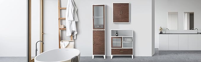 Teamson Home Tyler Wooden Storage, Floor Cabinet