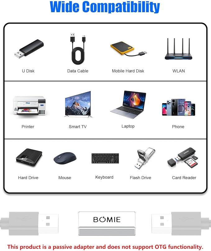 USB Female to Female Adapter 2 Pack,USB3.0 Type A Female to Female Extension Adapter Connector,5Gbps Data Transfer and Charging for Connecting Extension Two USB-A Male Ends Cable Aluminum Shell Silver