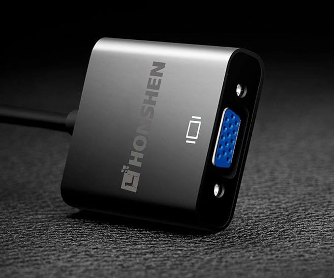 HDMI to VGA 1080P HDMI Male to VGA Female Video Converter Adapter Cable for PC Laptop HDTV Projectors and Other HDMI Input Devices