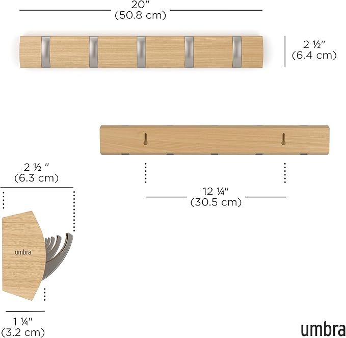 Umbra Flip 5 Wall Mounted Hook