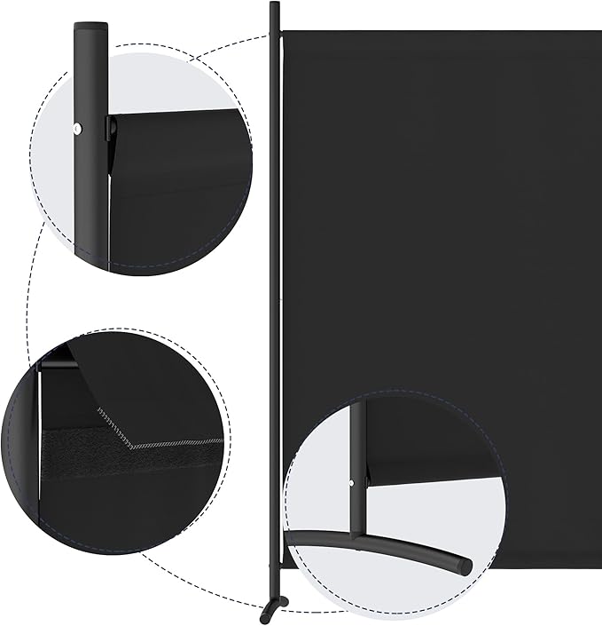 Morngardo Room Divider Privacy Screens Partitions Portable Separating Single Panel Wall Dividers for Home, School, Office, Bedroom, Church, Studio, Conference, Dorm Decor