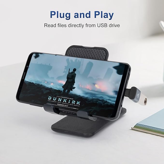 90 Degree USB C to USB 3.1 OTG Adapter (2 Pack), Right Angled USBC Type C Male to USB Female Adapter, 10G Data Transfer for Smartphone,Tablet, Laptop