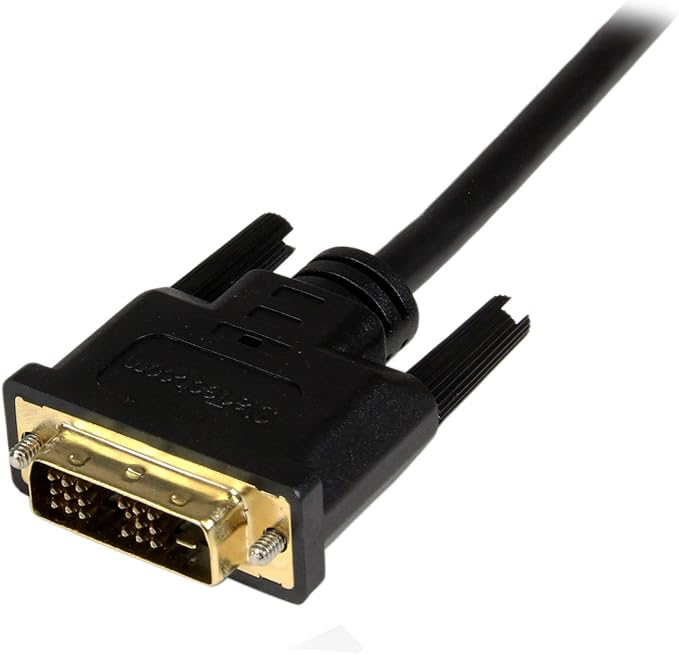 StarTech.com 1m Mini HDMI to DVI-D Cable - M/M - 1 Meter Mini HDMI to DVI Cable - 19 pin HDMI (C) Male to DVI-D Male - 1920x1200 Video (HDCDVIMM1M) Black