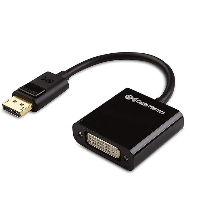 Cable Matters DisplayPort to DVI Adapter (DP to DVI Adapter)
