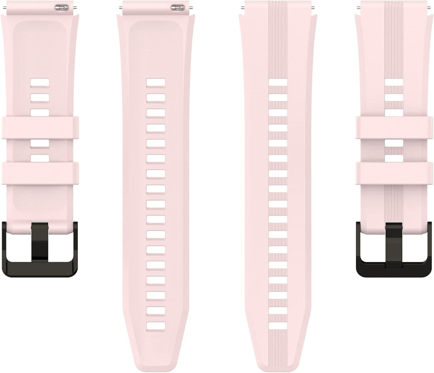 E ECSEM Bands for Bgulong H22 Smartwatch, Replacement Soft Silicone Waterproof Sport Strap Accessories