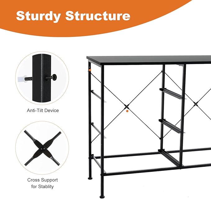 Sweetcrispy Dresser for Bedroom with 6 Storage Drawers, Fabric Storage Tower Organizer, Chest of Drawers with Metal Frame Wooden Top for Closet, Living Room, Entryway, Black