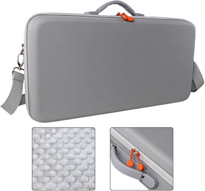Carrying Case Protective Hard Travel Case For X-GIMI For M-oGo 4 2025 Portable Projector Storage Bag With Custom EVA Interior With Compartments Waterproof Anti-shock Storage Container Grey