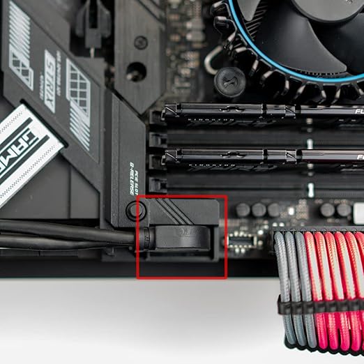 LINKUP - USB 3.2 Gen 2 (USB 3.1) Internal Adapter 20-Pin Motherboard Header Male to Female 10Gbps for PC USB-A Ports - Right Angle Type - Black 24cm