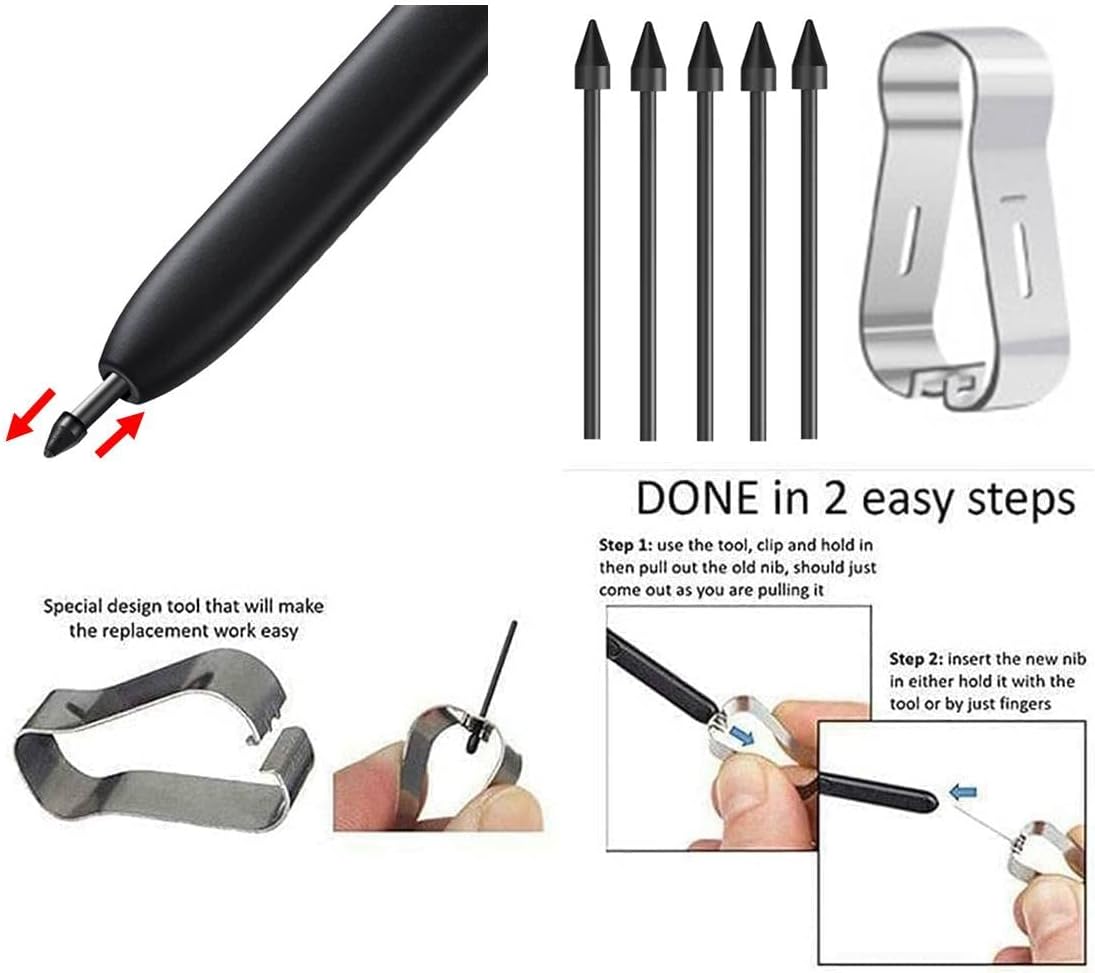 S23 Ultra S Pen with Bluetooth, 0.7mm Pen Tips, 4096 Pressure Sensor, Compatible with Galaxy S23 Ultra 5G