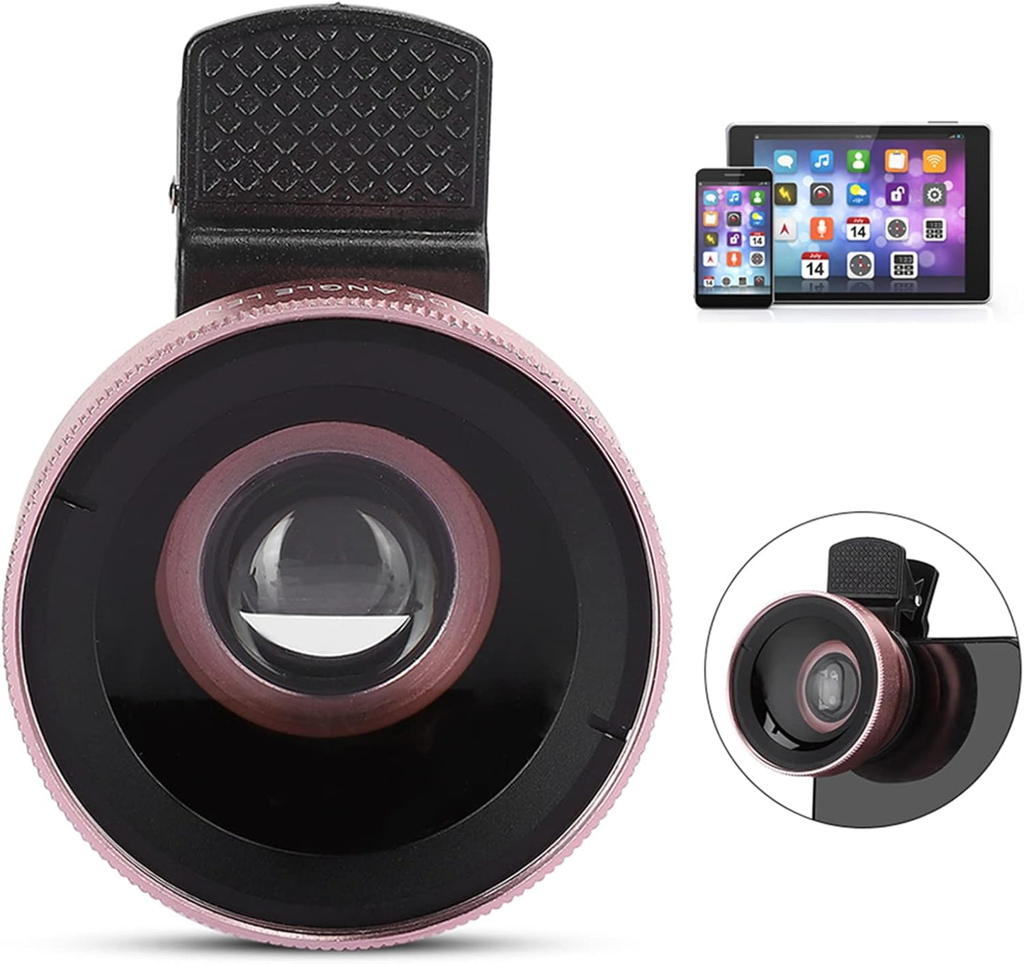 Macro and Wide Angle Lens, 2 in 1 Pro Lens Kit for Beautiful Landscapes