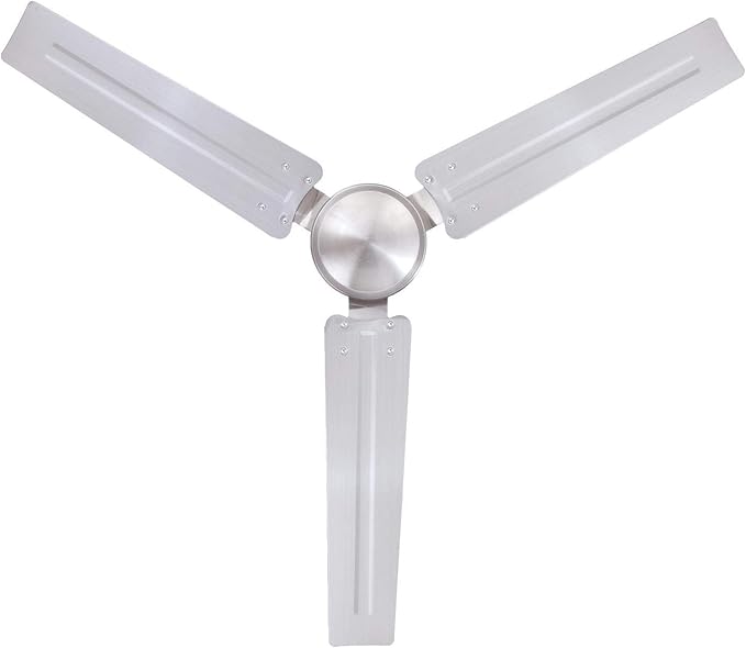 Westinghouse 7238100 Jax, Modern Industrial Style Ceiling Fan with Remote Control, 56 Inch, Brushed Nickel Finish