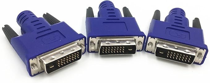 DVI Graphics Card Display GPU Detection Monitor DVI Dummy Plug Adapter Fit Headless-2560x1600@60Hz (DVI-3p)