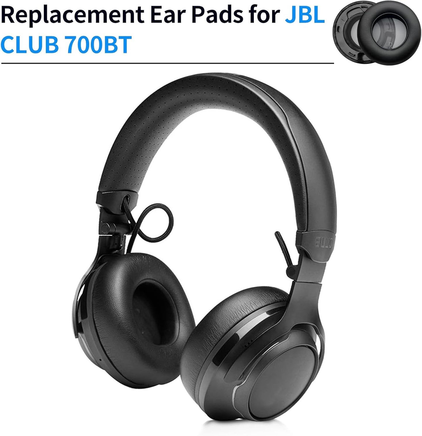 XBERSTAR Replacement Ear Cushions for JBL Club 700BT Headphone Earpads, Compatible with JBL Club 700BT