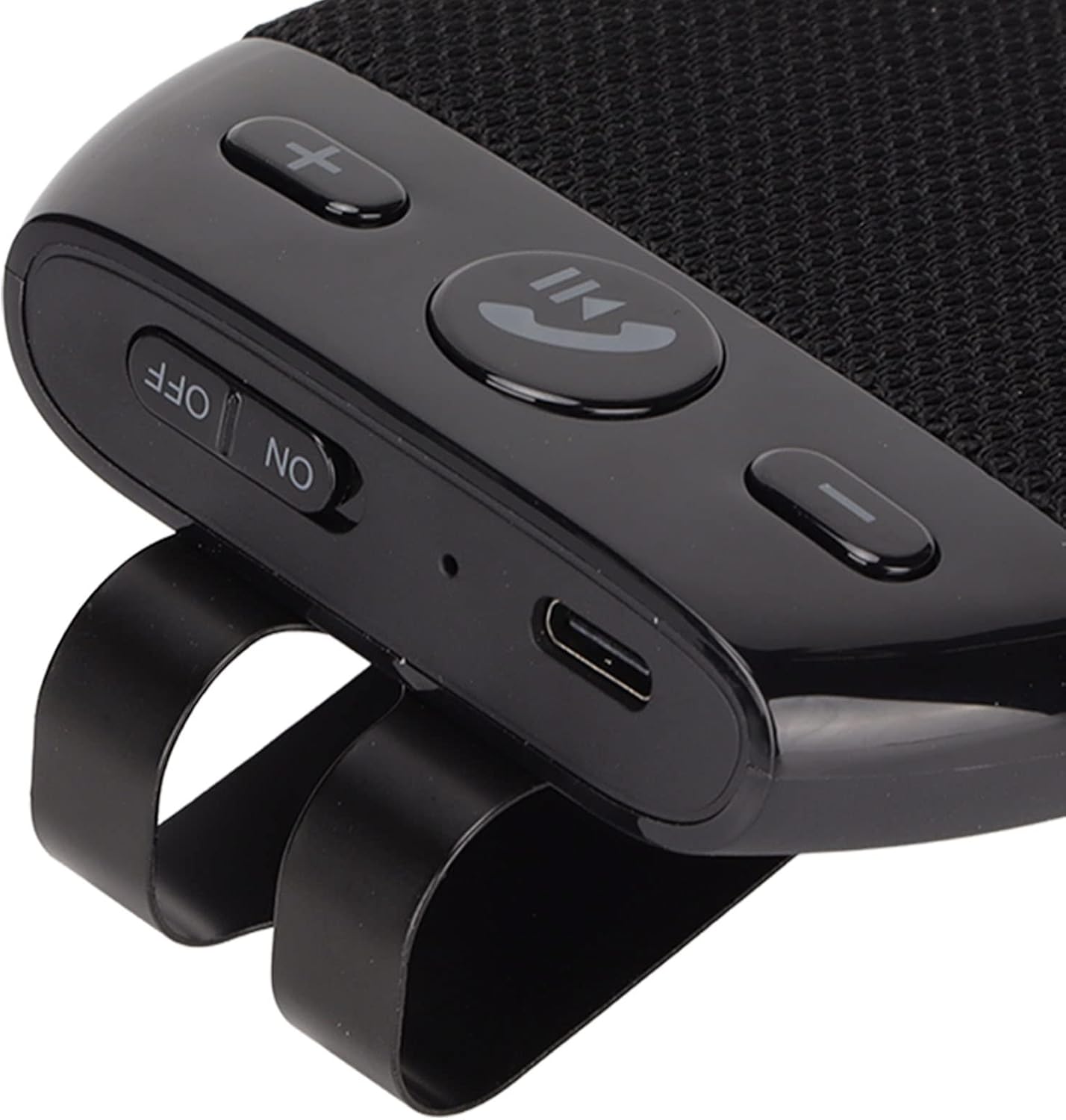 Heayzoki Bluetooth Car Speaker, Handsfree Speakerphone with Siri Support, Auto Power On/Off, Omni Mic