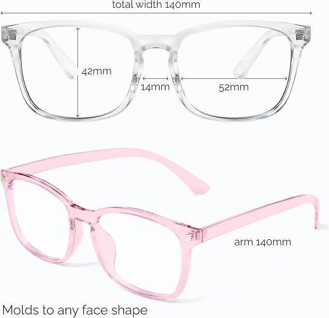 livho High Tech Blue Light Glasses - Advanced Blue Light Blocking Computer Glasses - Screen Fatigue & UV Protection