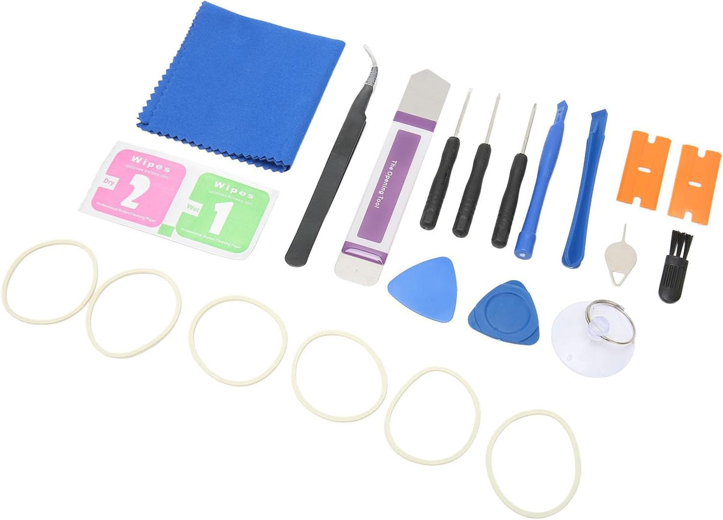 Original Screen Lens Glass Replacement Kit for Samsung S23, Front Outer Lens Glass Repair Kit