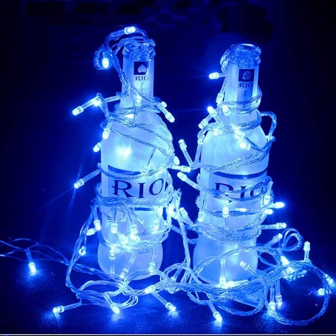 170Ft 500LED Blue Christmas Lights Plug in,Waterproof Christmas Tree Lights,8 Modes String Lights Indoor Outdoor for Halloween Tree Party Bedroom Garden Decor