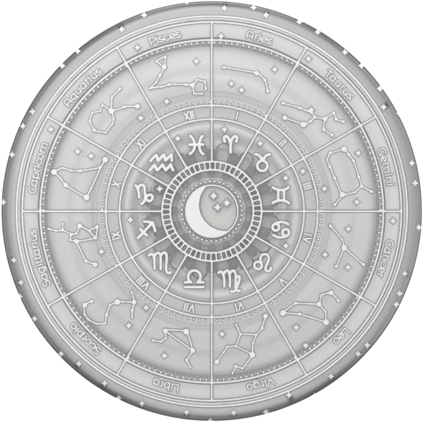 PopSockets Plant-Based Phone Grip with Expanding Kickstand, Eco-Friendly Star Signs Design