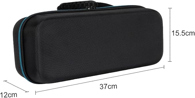 Carrying Case for XGIMI MoGo 3 Pro 2024 Portable Projector,Hard Travel Case Cover Storage Bag Protector for XGIMI MoGo 3 Wall Charger,Remote,Accessories,Black