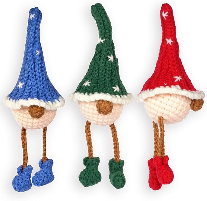 Wizardi Amigurumi DIY Crochet Kit - Gnome F07N8-M26