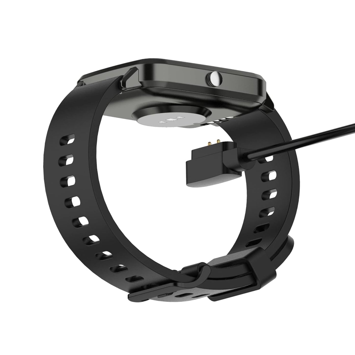 RuenTech 2-Pack Chargers for MOJIAJIZERA Smart Watch, Replacement Magnetic Charging Cable (Black&Black)