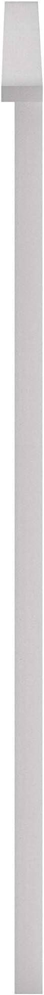 Glenwillow Home Farmhouse Style Wood Panel Headboard in Gloss White - Queen Size