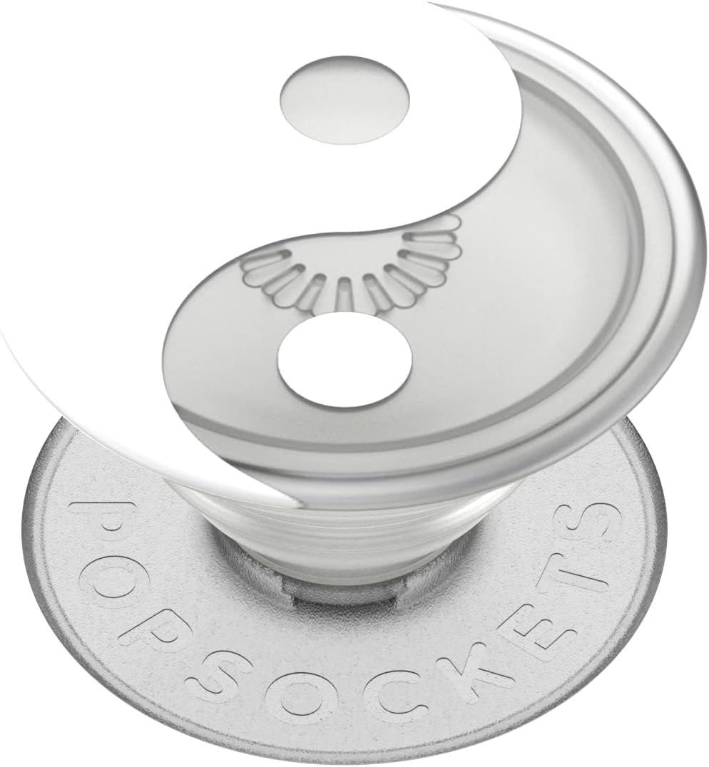 PopSockets Plant-Based Phone Grip with Expanding Kickstand - Eco-Friendly Yin and Yang