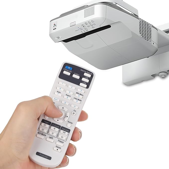 Projector Remote Control 2173589 for Epson BrightLink 675Wi+ 675Wi 680Wi 685Wi+ 685Wi 695Wi+ 695Wi 696Ui 710Ui Home Cinema LS100 PowerLite 670 675W 680 685W 700U Projector Remote Controller