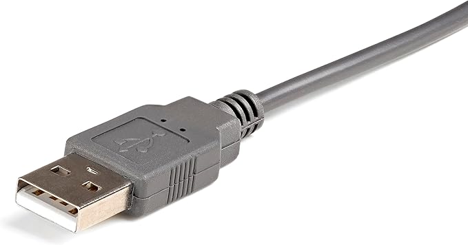 Usb To Serial Adapter Cable 3ft Usb M To Db9/Db25 Rs232 M
