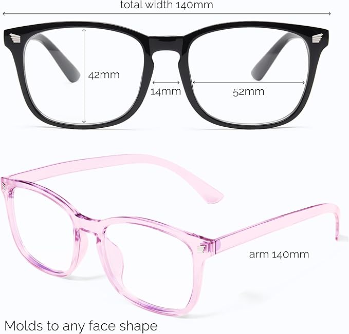 livho High Tech Blue Light Glasses - Advanced Blue Light Blocking Computer Glasses - Screen Fatigue & UV Protection