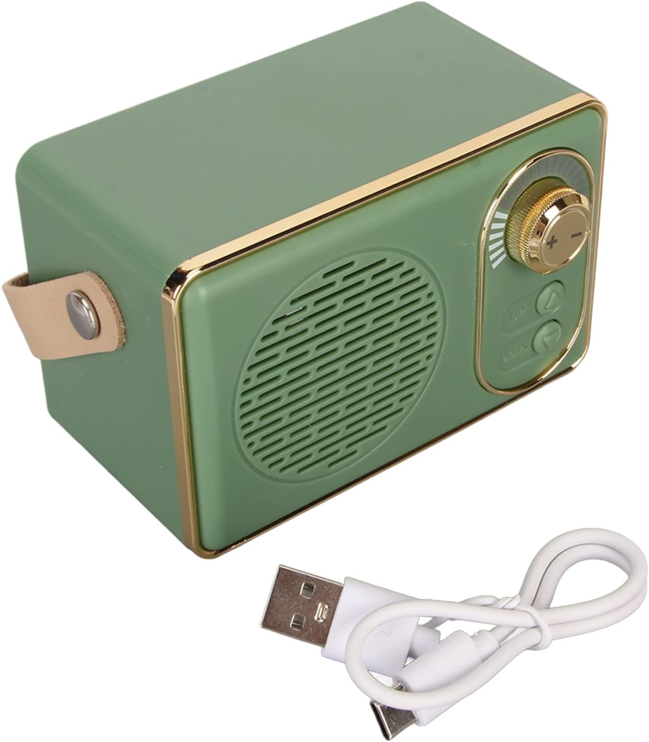 Zopsc Retro Bluetooth Speaker, Vintage Speaker with Lovely Old Fashioned Design, Bluetooth 5.0, Card AUX Input, USB
