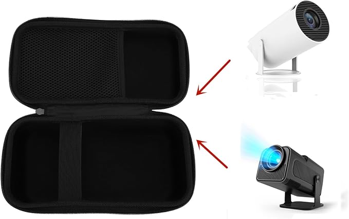 Yunir Projector Carrying Case for Capsule 3 Lasers 1080P,EVA Projector Bag Shockproof Portable Mini Projector Hard Travel Storage Bag for HY300 HY300 Pro