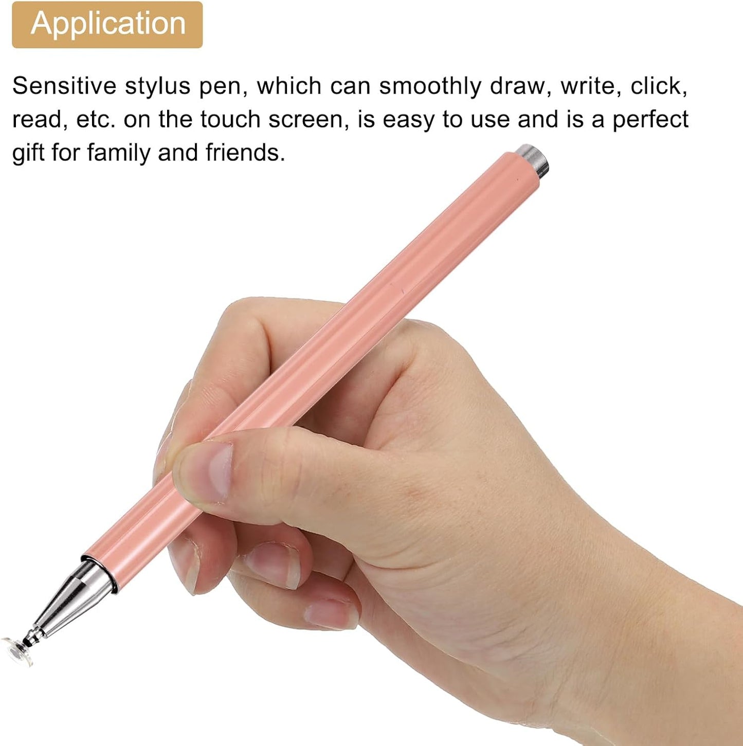 MECCANIXITY 2pcs Stylus Pens for Touch Screens, Magnetic 4 Fine Point Disc Universal Capacitive Pen