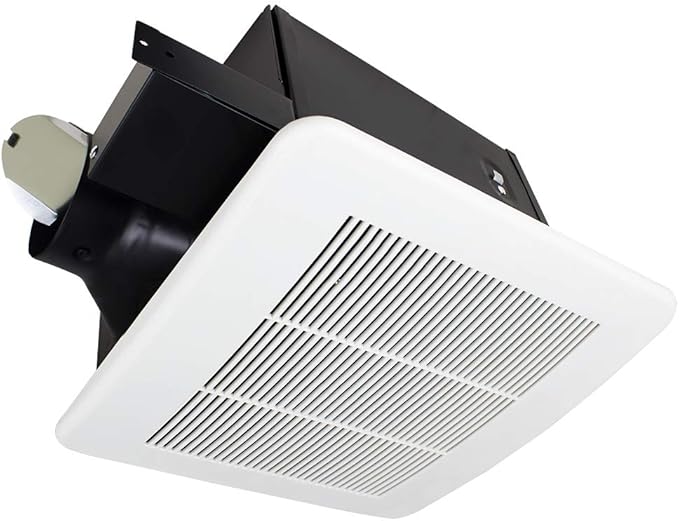 BV Bathroom Exhaust Fan 150CFM - Bathroom Fan,2.0 Sones, 4" Duct Collar| Energy-Saving Ventilation Fan- No Attic Access