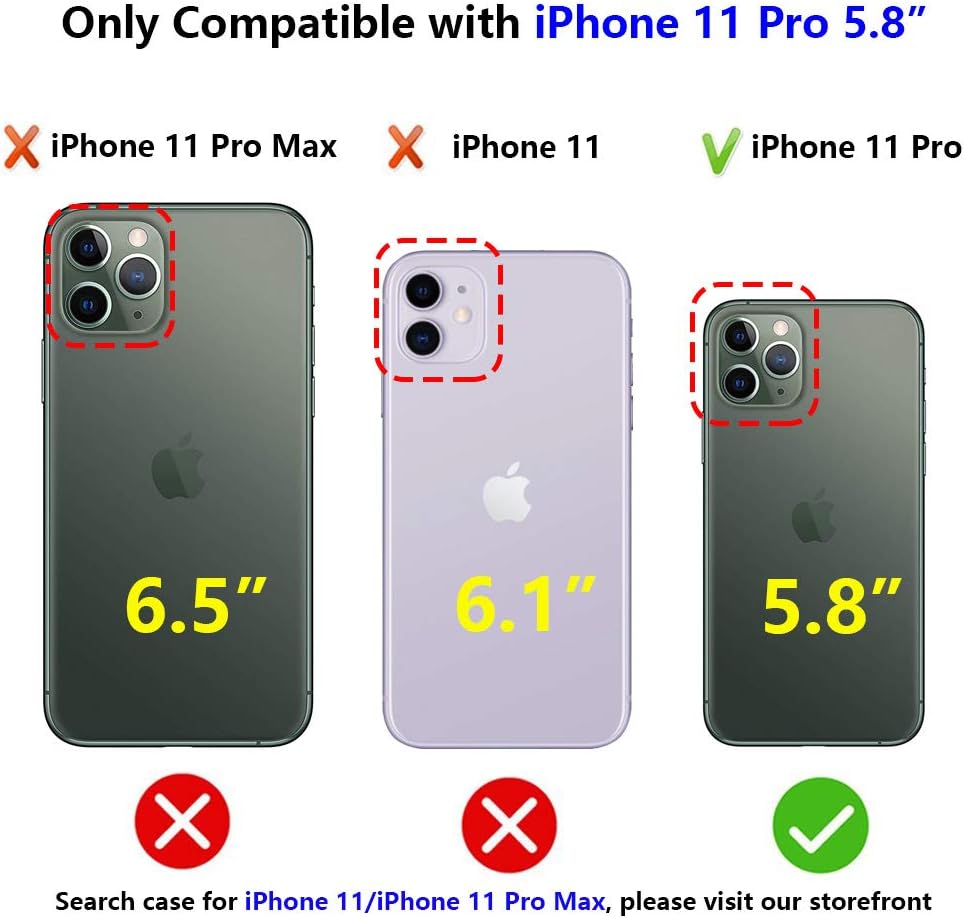 JIAXIUFEN Gold Electroplated Glitter Marble Case for iPhone 11 Pro, Slim Shockproof Flexible TPU Cover