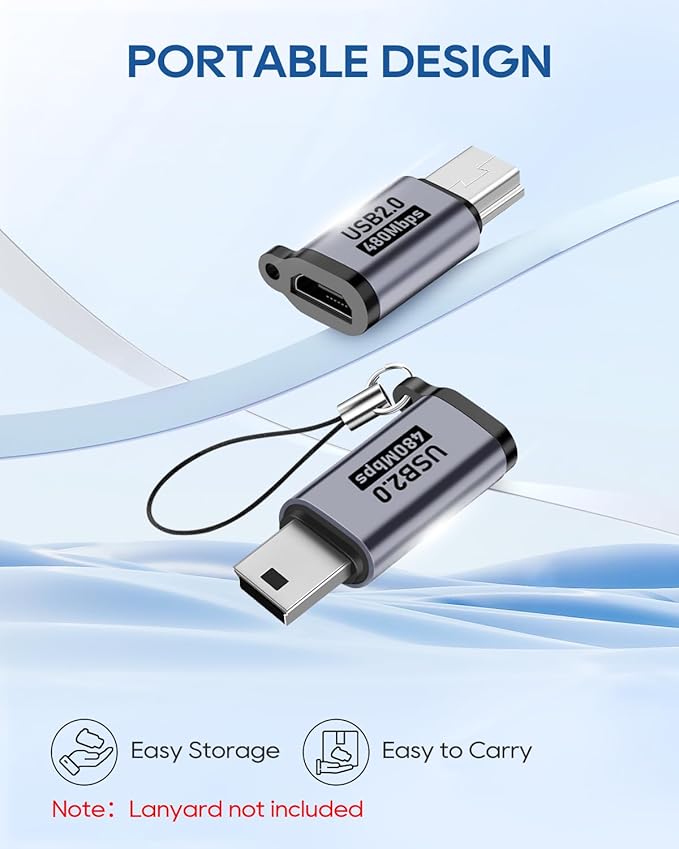UCEC 8-Pack USB Adapter Kit, USB Adapters for Multiple Devices, USB C/Lighting to Micro USB, Type C/Micro USB to Lighting, Micro USB/Lighting to USB C, USB C/Micro USB to Mini USB Adapter