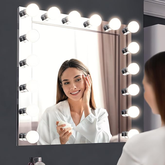 Design House Vanity Lights, 6 Linear Lights, Dimmable, Horizontal or Vertical Use, Uses (6) 60W Bulbs, For Bathroom/Makeup Vanity, Polished Chrome, 36.0 in. L x 4.33 in. H x 2.0 in. D, 500942