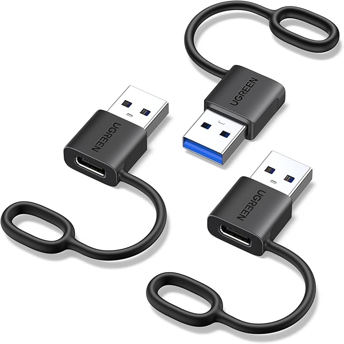 UGREEN USB C to USB Adapter 3 Pack, USBC Female to A Male Adapter Type C Charge Converter Compatible for iPhone 17/16 Pro Max,15 14 13 12 Plus,Apple Watch,Airpods,iPad Air Mini,Samsung Galaxy S25