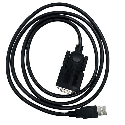 USB to RS232, Universal Serial Adapter Wire with Chipset, USB 2.0 to Male DB9 Debugging Cable for Windows 11,10, 8, 7, Vista, XP, Engraving Machine, Linux and Mac OS, USB Extension Cables