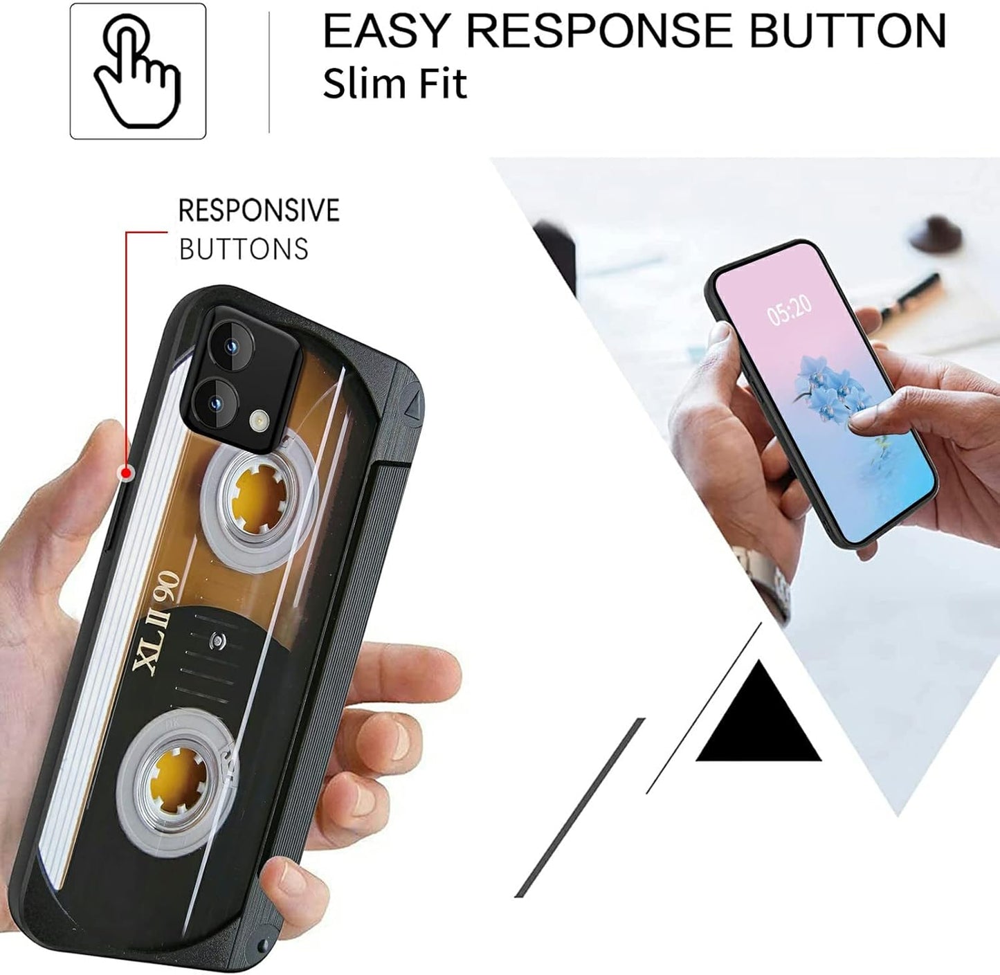 Rossy for Moto G Stylus 5G 2023 Case [Not fit 5G 2022] Slim Soft TPU Silicone Shockproof Protective Cover with Audio