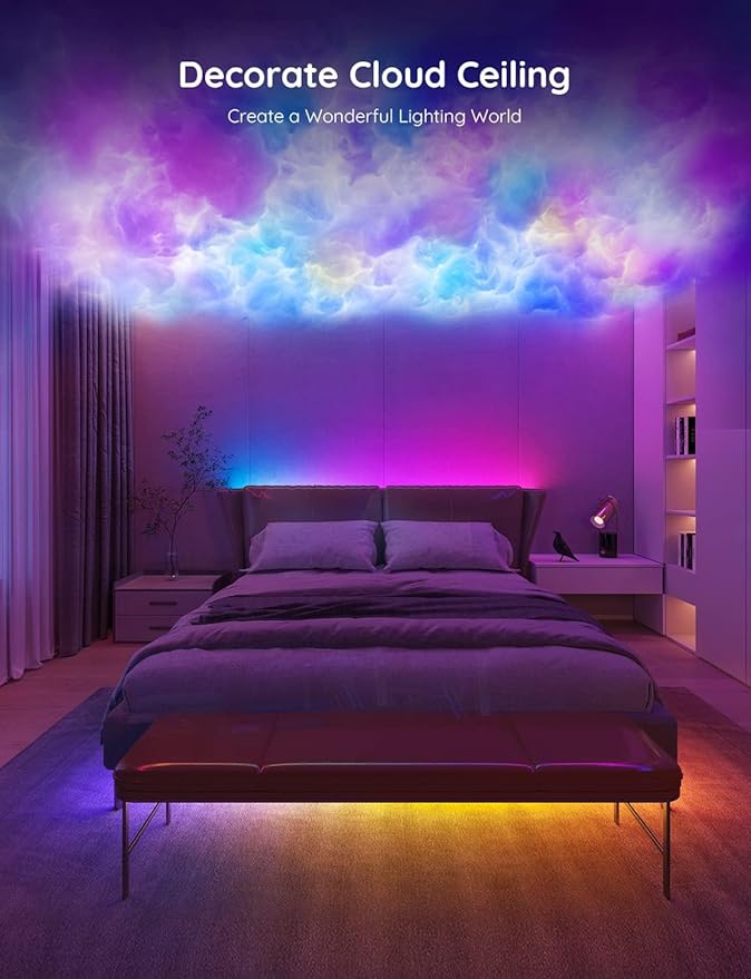 Govee RGBIC Pro LED Strip Lights, 32.8ft Color Changing Smart LED Strips, Works with Alexa and Google, Segmented DIY, Music Sync, WiFi and App Control, LED Lights for Bedroom,Home Decor