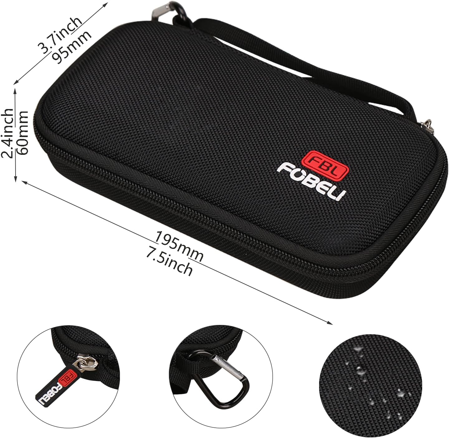 FBLFOBELI Hard Case Replacement for UGREEN 145W Power Bank 25000mAh, Case Only for UGREEN 100W 20000mAh Power Bank