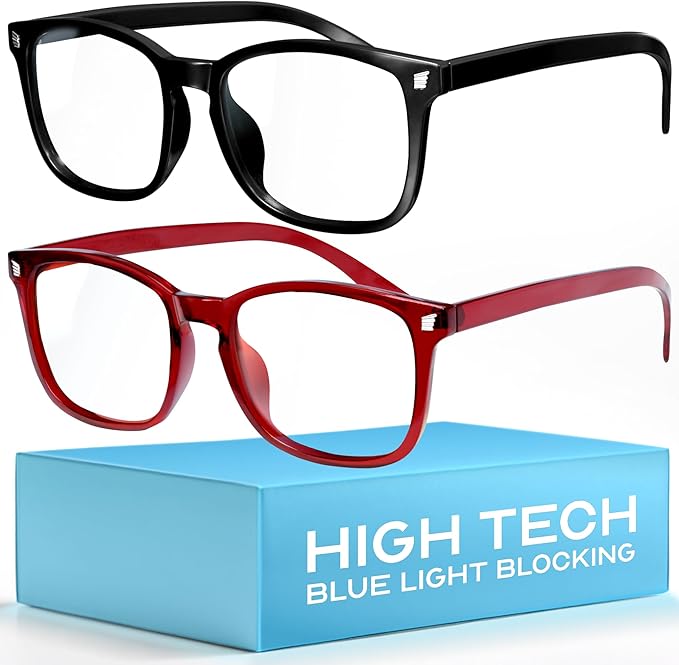 livho High Tech Blue Light Glasses - Advanced Blue Light Blocking Computer Glasses - Screen Fatigue & UV Protection