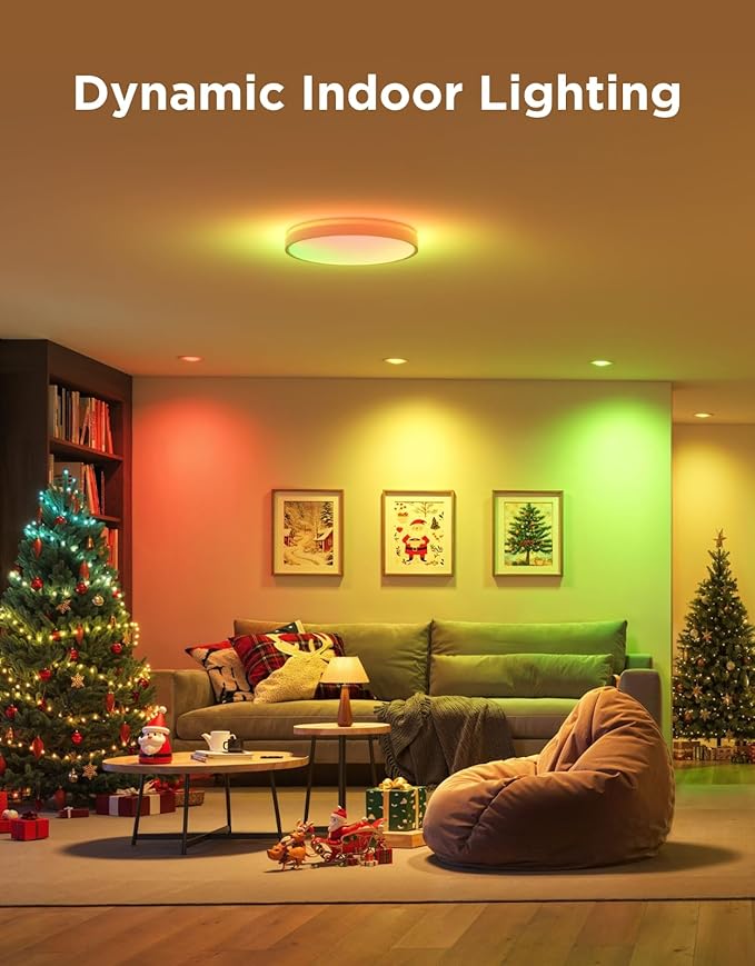 Govee Smart Light Bulbs, 1200 Lumens Dimmable BR30 Bulbs, RGBWW Color Changing Light Bulb, Flood Light Bulbs Work with Alexa, Google Assistant, WiFi & Bluetooth LED Bulbs, Music Sync, 2 Pack