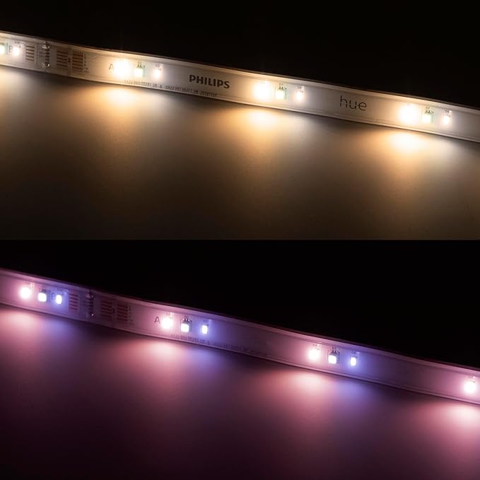 Philips Hue Indoor 16 Ft Smart LED Solo lightstrip Base Kit - 1 Pack - Control with Hue App - Compatible with Alexa, Google Assistant and Apple HomeKit
